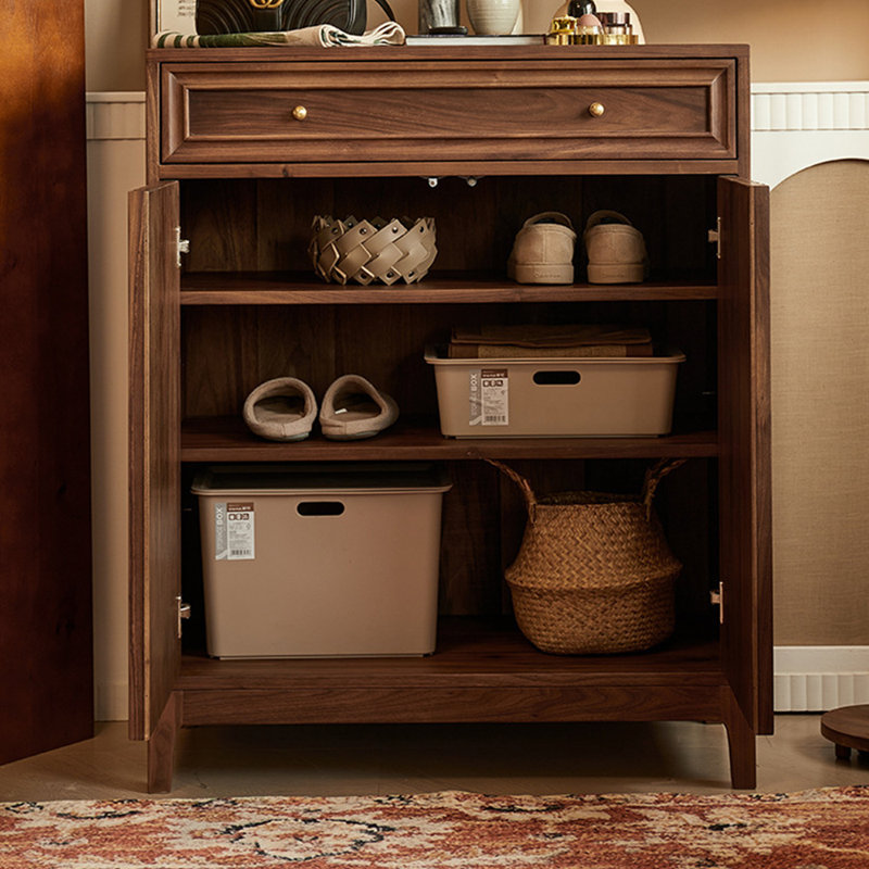 Armoire à chaussures rétro de style américain