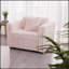 Canapé modulaire simple moelleux de 44,9 pouces, confortable et élégant pour les chambres à coucher et les salons-714663385