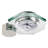 Legend Modern & Contemporary Analog Quartz movement / Crystal Tabletop Clock with Alarm-62248510