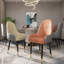 Leather Dining Chairs Upholstered High Back Soft Padded Seat Side Chairs For Kitchen Dining Living Room-1730318174