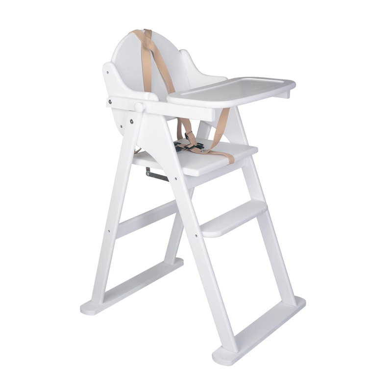 Burks High Chair, White