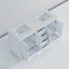 Meuble-lavabo blanc 60 po X P 22 po D, avec plateau en quartz blanc-232149533