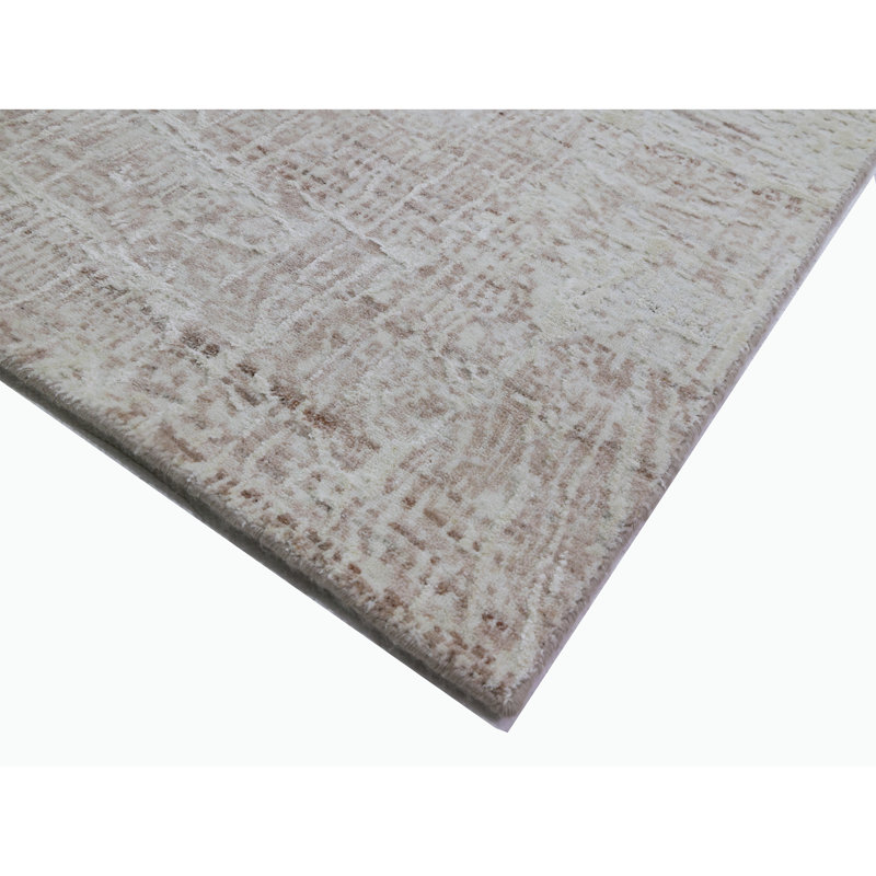 Hand Woven Wool Area Rug, Rectangle 5' x 8'