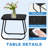 Patio Chairs Bistro Set, Outdoor Furniture Conversation Sets with Porch Chairs and Glass Coffee Table for Balcony-1666283800