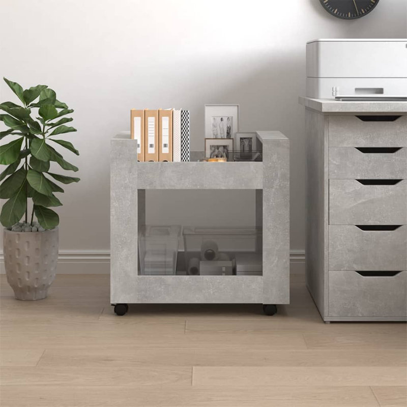 Maikls Computer Desk, Light Grey