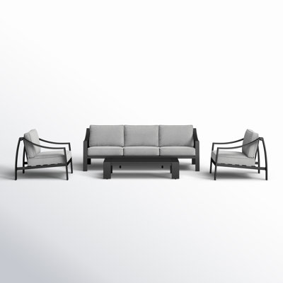Harma 5 - Person Patio Conversation Set with Cushions