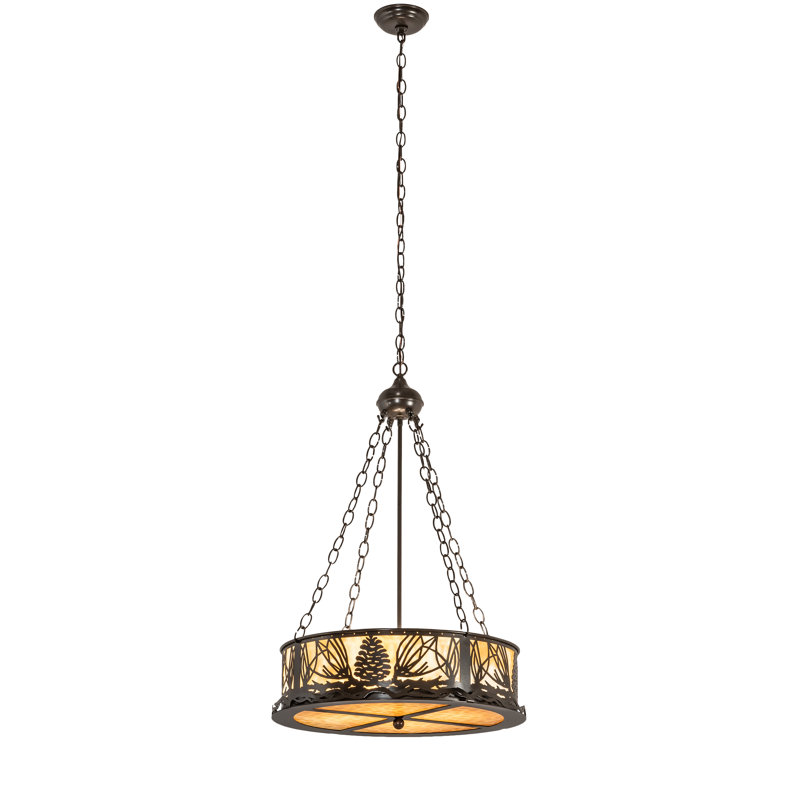Sid 4 - Light Pendant, Timeless Bronze, 65" H x 22" W x 22" D