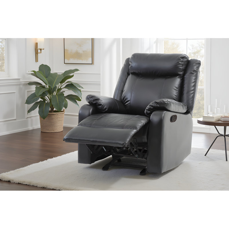 Fauteuil inclinable Amadora, Noir