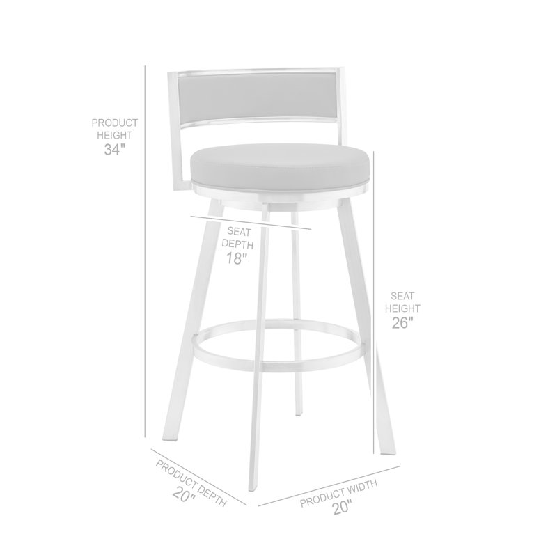 Tabouret de bar Annettia, Noir, noir, noir, noir, Tabouret de comptoir (assise de 26 po de hauteur)