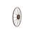Metal Wagon Wheel with Star Wall Decor