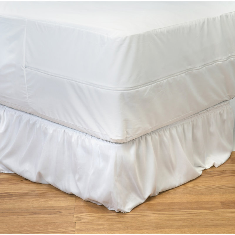 Protecteur de matelas imperméable et rectifié, Simple
