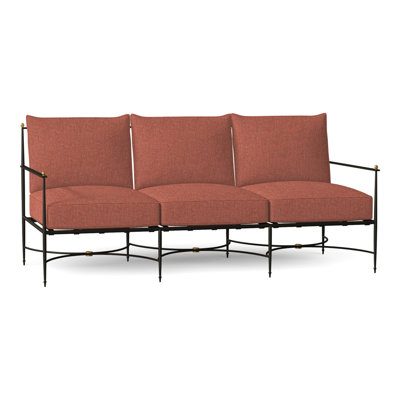 Roma 77" Wide Outdoor Patio Sofa
