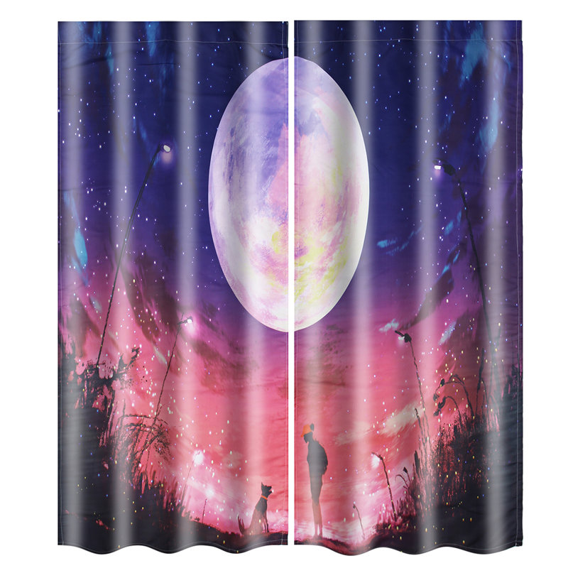Daliah Semi Sheer Curtain Pair