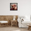 «Longhorn & Flower Garland», art mural encadré par Irena Orlov-872381607-861422926