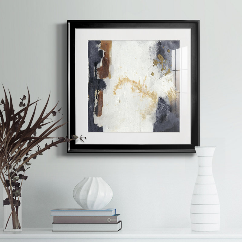 Oriental Garden III - reproduction encadrée de qualité supérieure - prête à être accrochée, H 17,5 po x l 17,5 po x P 1,5 po