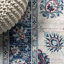 Tapis bleu / ivoire / rouge Nandita-1087545498