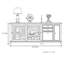Buffet multifonctionnel pour la maison
