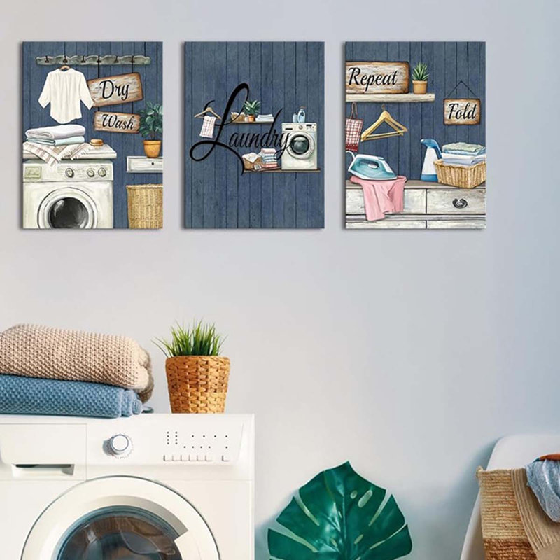Wrapped Canvas Print, Navy