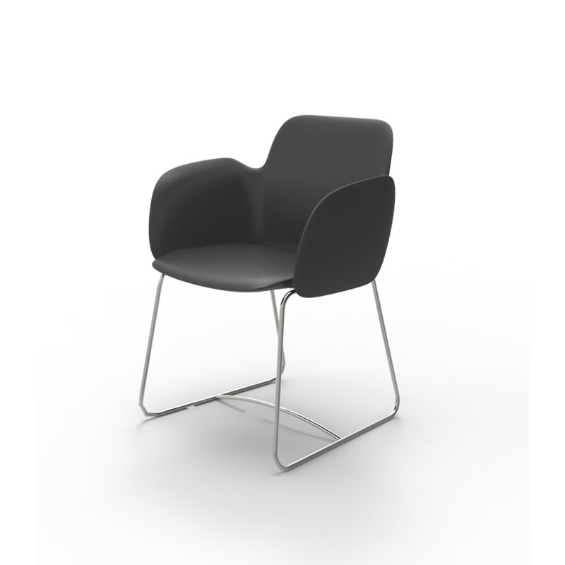 Pezzettina Patio Dining Armchair, Anthracite