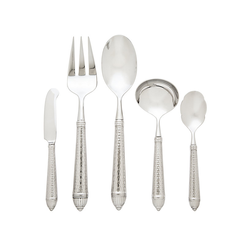 Raffaello 5 Piece Stainless Steel Hostess Set