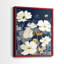 FLORAL Series CCCLLXVI-Impression encadrée de qualité supérieure - prête à être accrochée - aucun clou requis - aucun clou requis-536383863-536383862