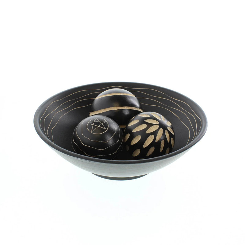 Ensemble de bols et balles Artisan | Centre de table