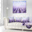 «Fields of Lavender Against Blue Sky» - Coussin imprimé paysage-217488752-217488755