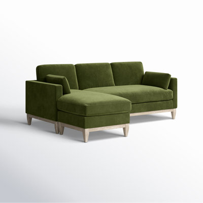 Pera Velvet Modular Sofa and Chaise