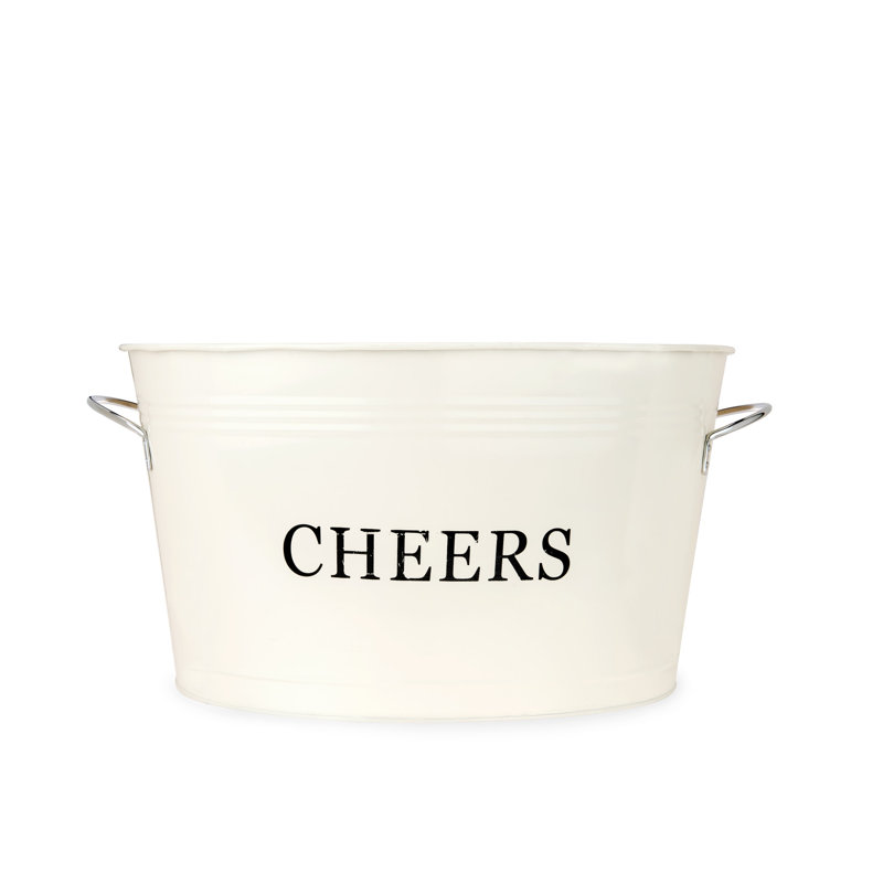 Bassine galvanisée "cheers" Farmhouse