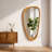 Asymmetrical Solid Wood Irregular Wall Mirror-1112668571-1112668568