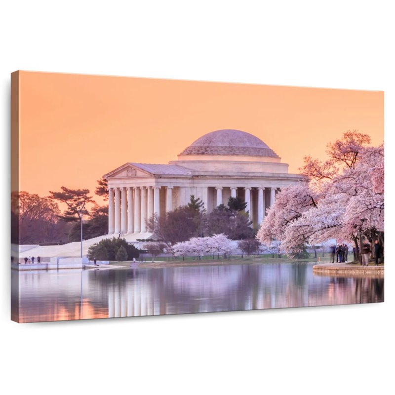 Sireci Jefferson Memorial Cherry Blossom, 20" H x 30" W