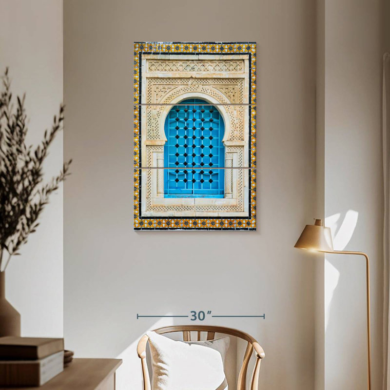 Lilie Tunisian Window, 57" H x 36" W