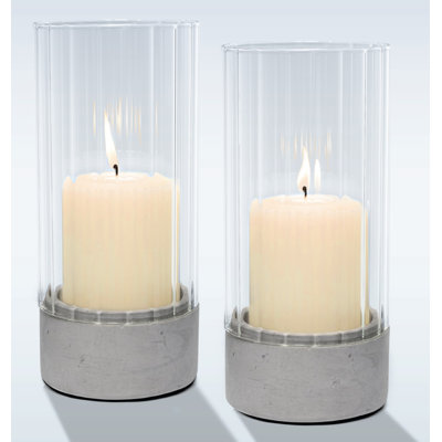 2-tlg. Windlichter-Set