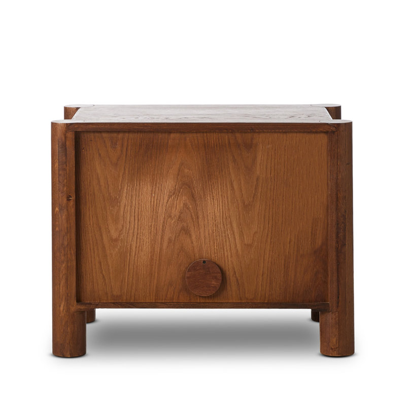 Ezri Nightstand-Cocoa Oak, Cocoa