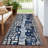Machine Washable Indoor/Outdoor Huseby ACN2268 Geometric Rug-2025908149