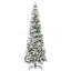 Arbre de Noël artificiel pin enneigé 7,5 pi avec des branches réalistes et 668 pointes