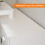 140cm Rotating L-Shaped Desk with 3 Drawers & Storage Shelves - Reversible Home Office Corner Desk-991427504-991339107