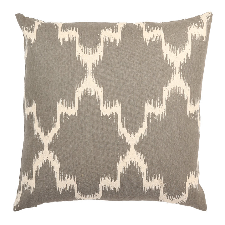 Los Angeles Geometric Linen Reversible Throw Pillow