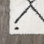 Tapis blanc / gris à poils longs Schlesinger-2138161175