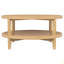 Table basse ronde en bois massif