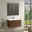 Ensemble de meuble-lavabo mural simple 32" avec miroir Jasso