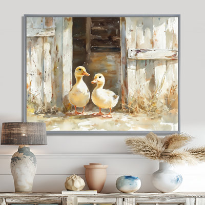Dreion Ducks Portrait At The Farm I - Duck Wall Art