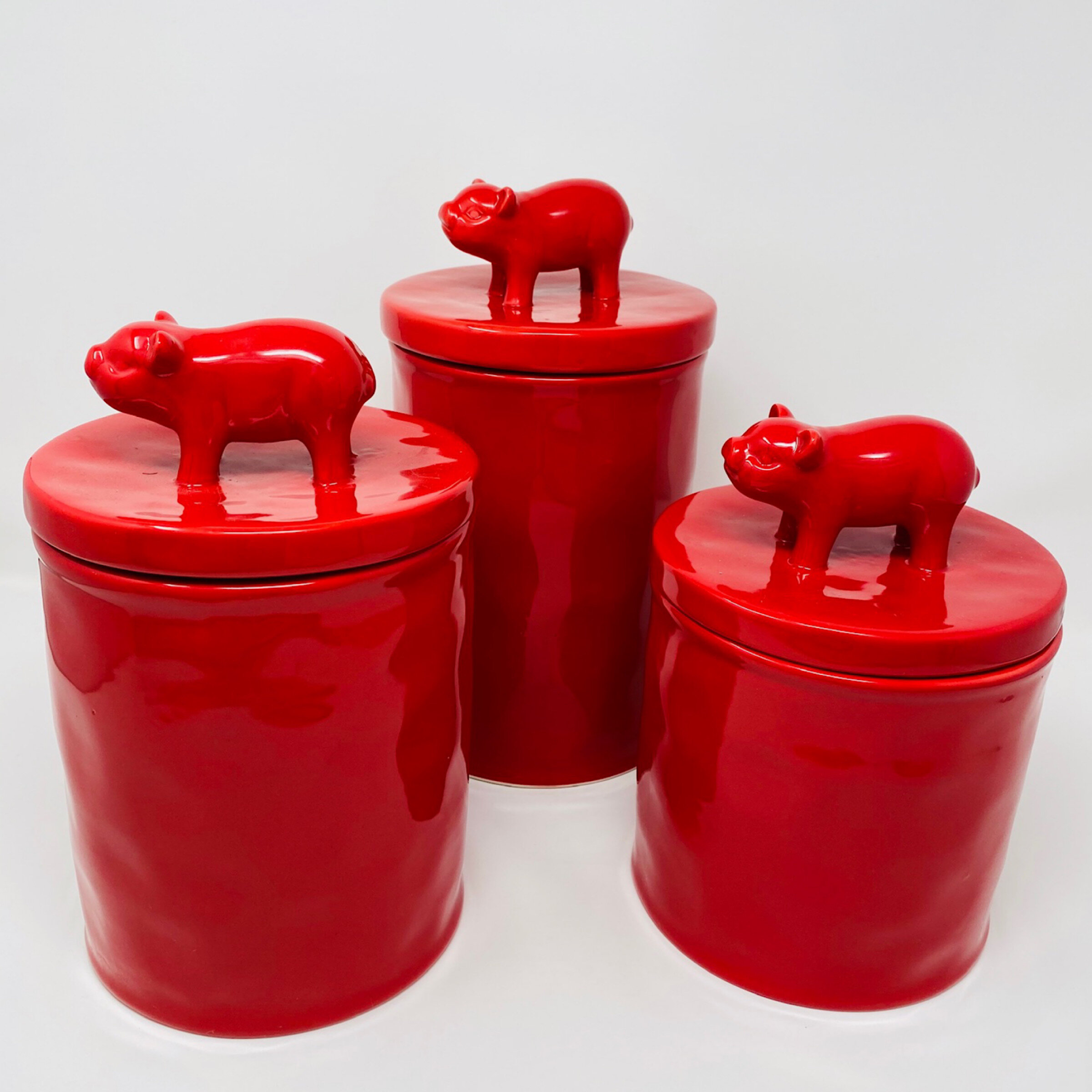 Gracie Oaks 3 Piece Kitchen Canister Set & Reviews