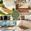 Tapis de bain Roll-up Teak