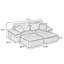 Canapé modulaire Boneless avec repose-pieds sans assemblage-2120811344