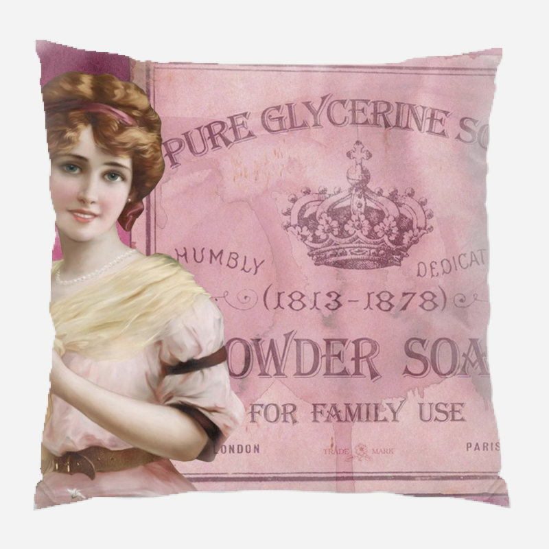 Housse et insert de coussin carré extérieur Manrique, Microsuède, Intérieur