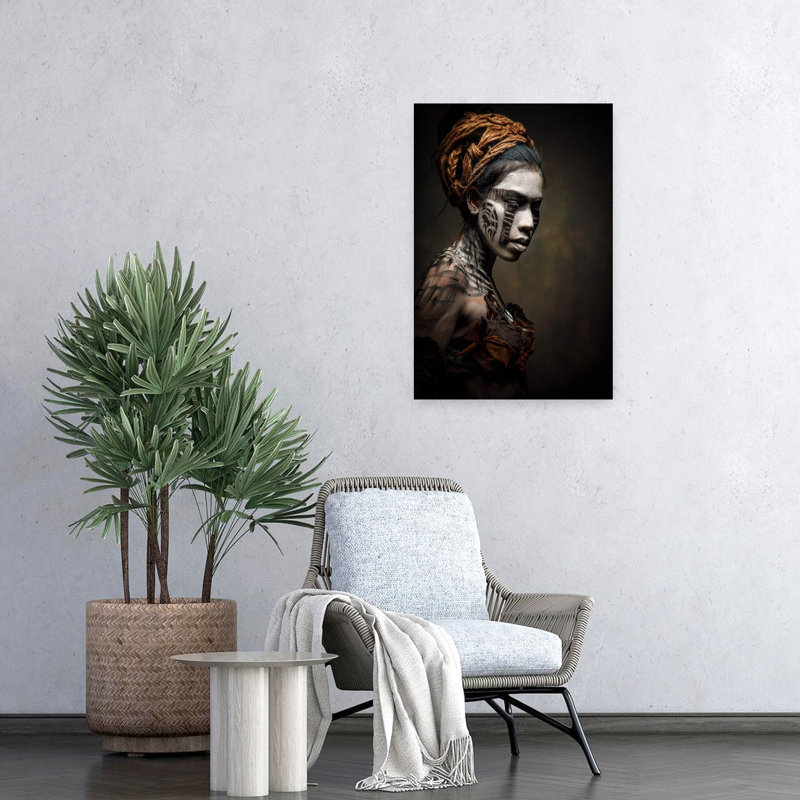 Art contemporain Portrait contemporain, H 24 po x l 16 po