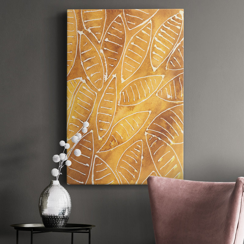 - Peinture sur toile tendue, H 18 po x l 12 po x P 1,5 po