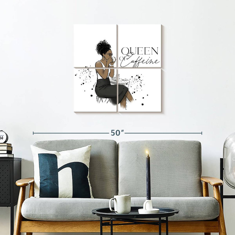 Ketti Queen Caffeine, 26" H x 26" W