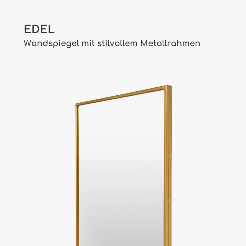 Croxley Metal Rectangle Wall Mirror